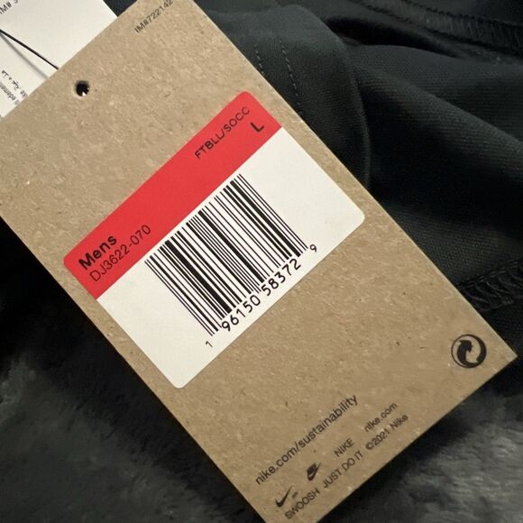 LARGE Nike Dri-FIT Standard Fit Shorts Mens Dark Gray Soccer DJ3622-070 Academy - Picture 2 of 8